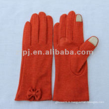 Smart Orange Color Iphone Utilisez le gant tactile en tricot en laine
